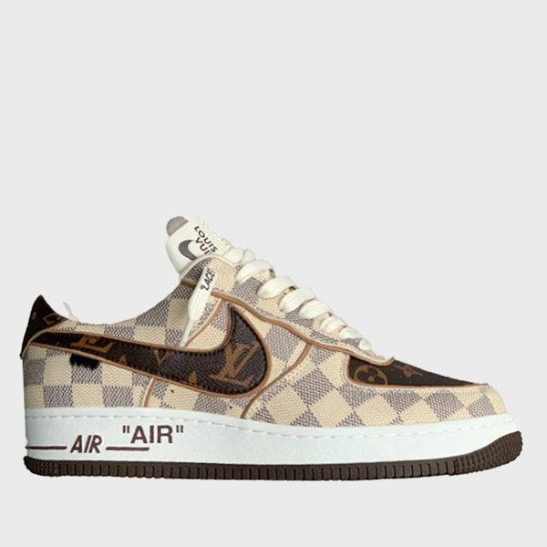 WMS Louis Vuitton x Nike Air Force 1 Damier Canvas