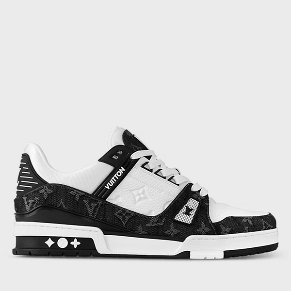 WMS Louis Vuitton LV Trainer Sneaker ‘Monogram Black Denim’