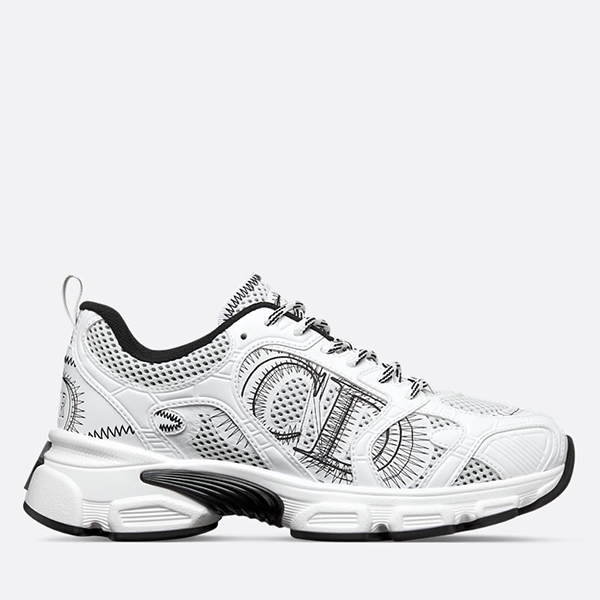 Dior Chrono Sneaker Mesh with White and Black