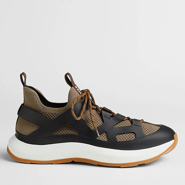 Hermès Katana Sneaker 'Étoupe/Noir'