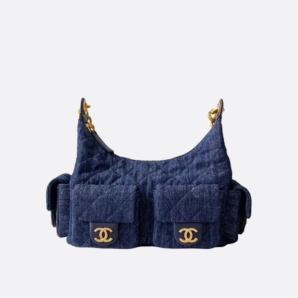 Chanel 25C Hobo Denim