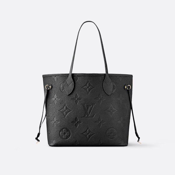 Louis Vuitton Neverfull MM Monogram Empreinte Leather Black