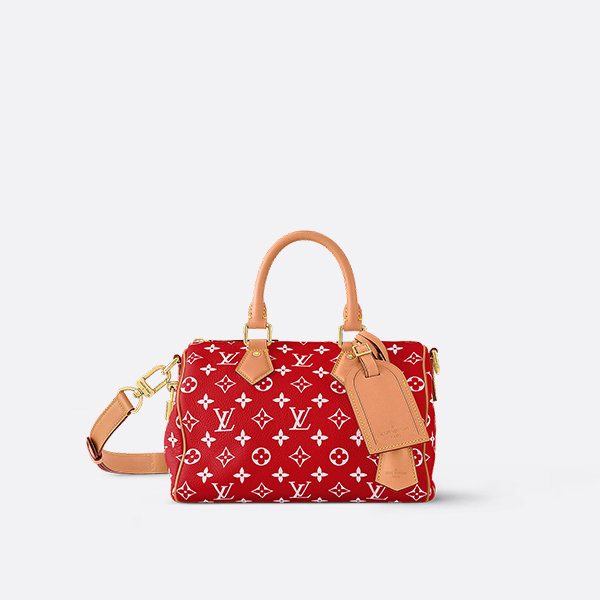 Speedy P9 Shoulder Bag 25 Red